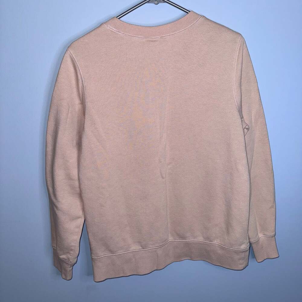 The North Face Women's Sweater Pullover Crewneck Medium Logo Retro outdoorsy - Picture 4 of 9